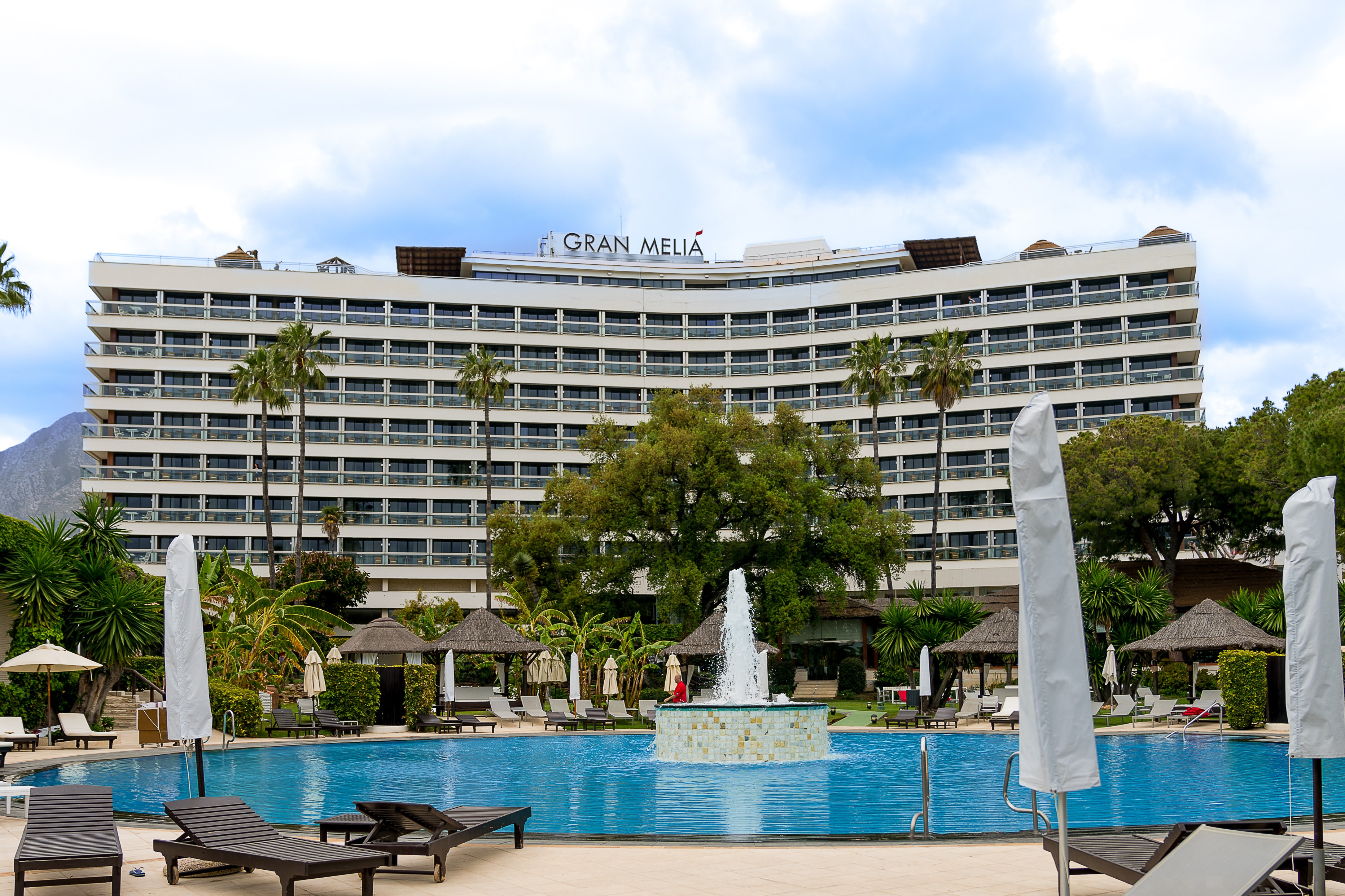 Gran Meliá Don Pepe Marbella hotel with pool and gardens on the Costa del Sol Spain