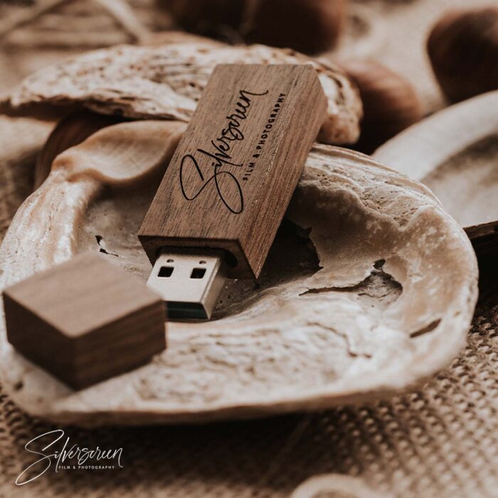 Personalised Walnut Wooden USB