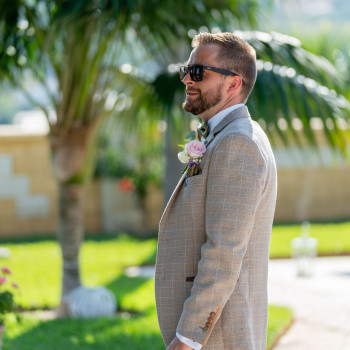 Irish Actor George McMahon at his Nerja Wedding Spain celebrating Pic: Dougie Farrelly, Silverscreen.ie Irish Actor George McMahon at his Nerja Wedding Spain celebrating Pic: Dougie Farrelly, Silverscreen.ie