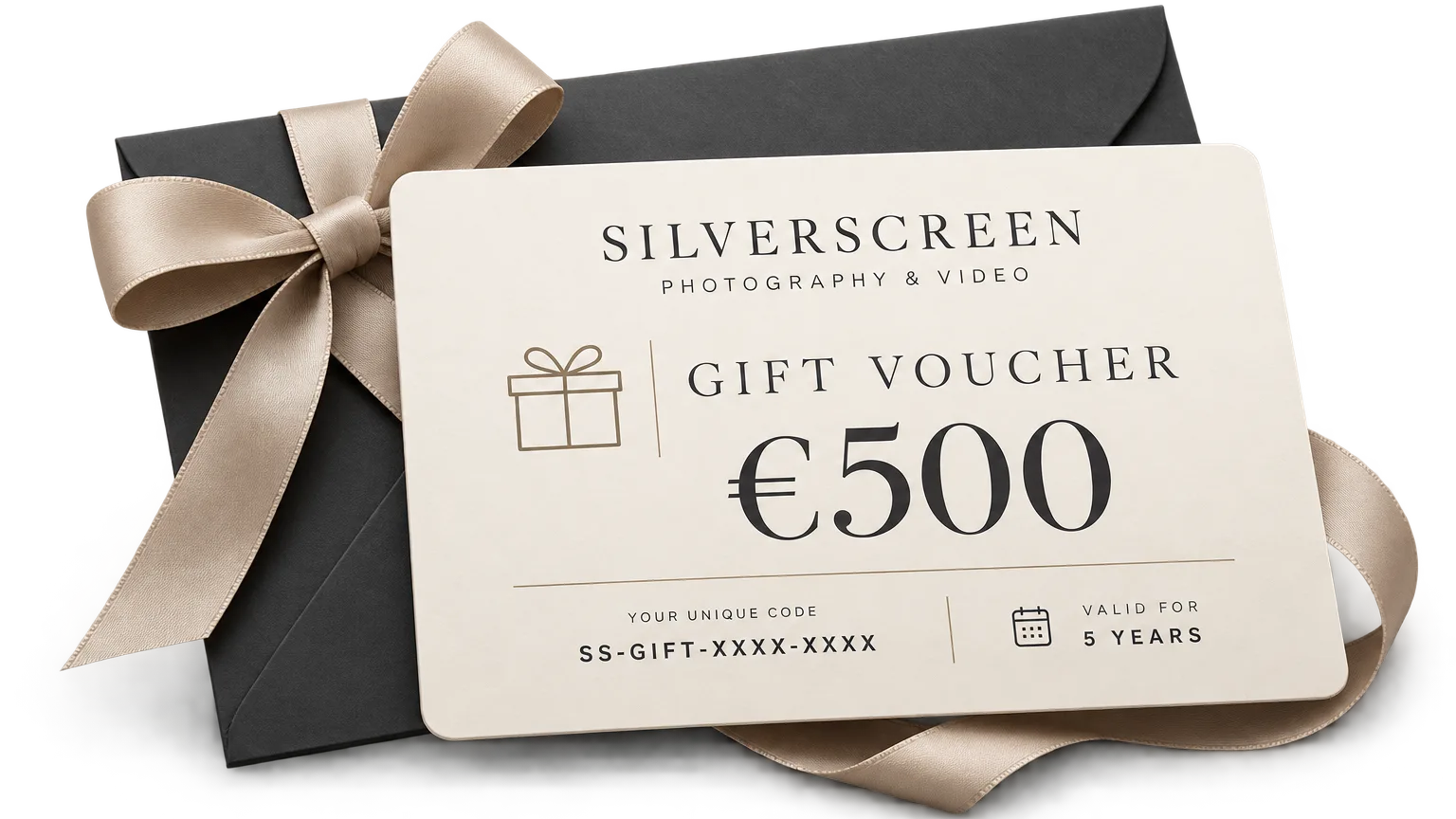 €500 Silverscreen photography and video gift voucher